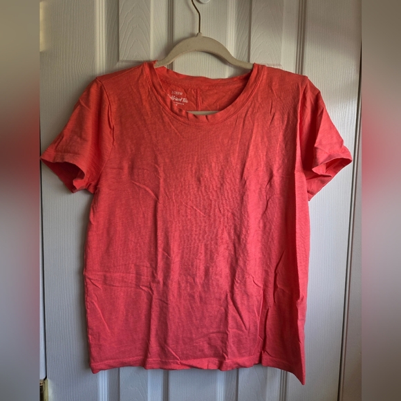 J.Crew Girlfriend Tee Bundle - Coral and Gray - Picture 2 of 9